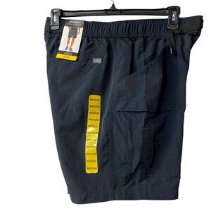 Eddie Bauer Mens Ripstop Tech Shorts Medium Elastic Waist Nylon Md  NWT‎